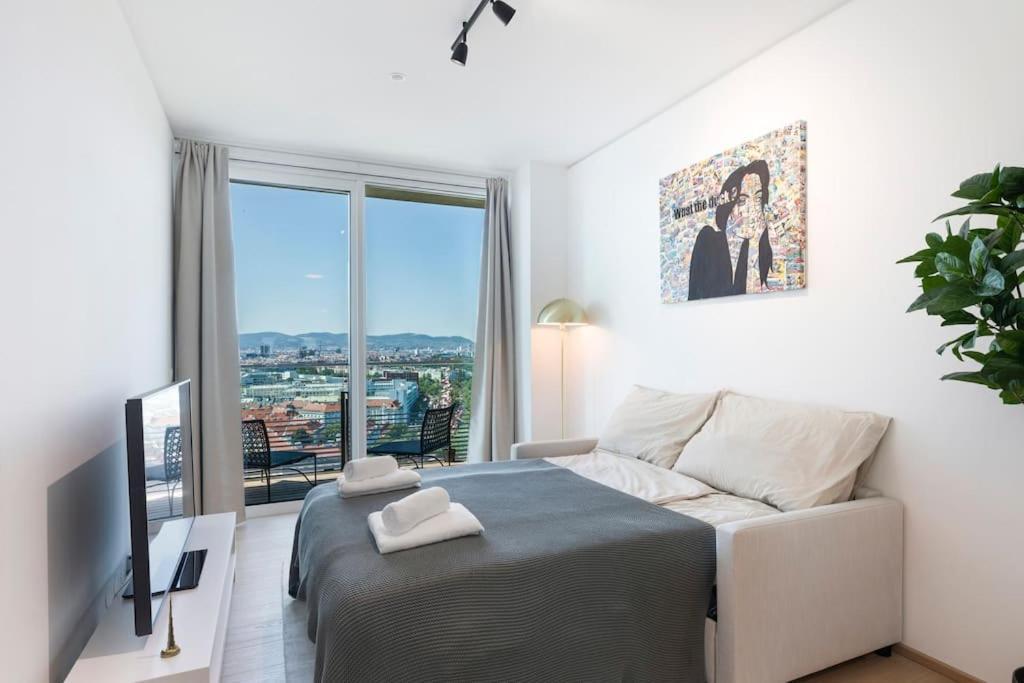 Design Apartment With Amazing View Over Wiedeń Zewnętrze zdjęcie